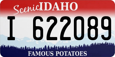 ID license plate I622089