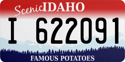 ID license plate I622091