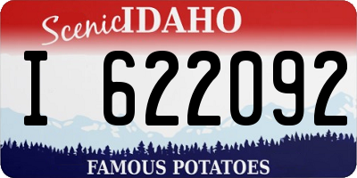 ID license plate I622092