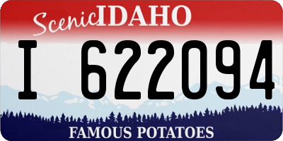 ID license plate I622094