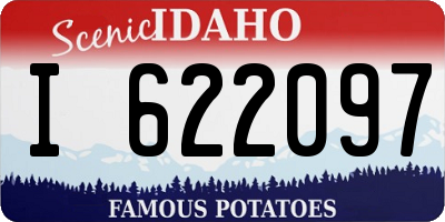 ID license plate I622097