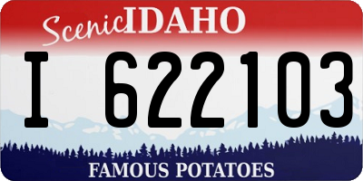 ID license plate I622103