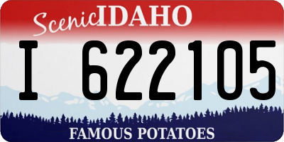 ID license plate I622105