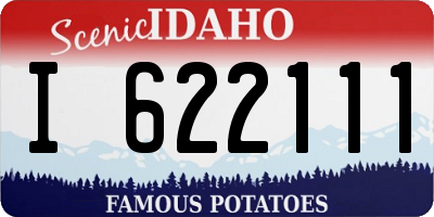 ID license plate I622111