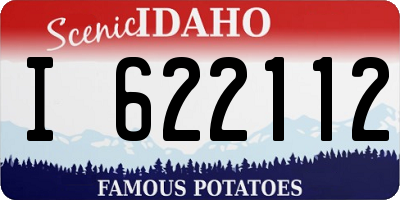 ID license plate I622112