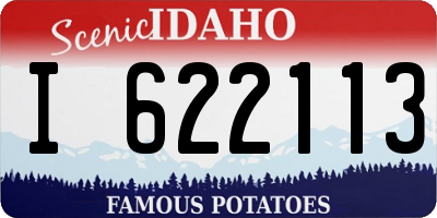 ID license plate I622113