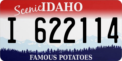 ID license plate I622114