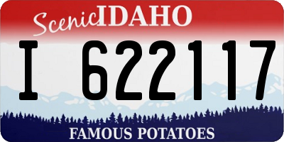 ID license plate I622117