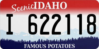 ID license plate I622118
