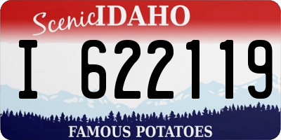 ID license plate I622119