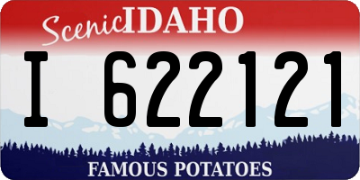 ID license plate I622121
