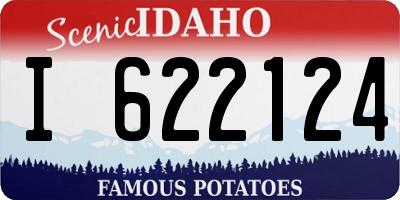 ID license plate I622124