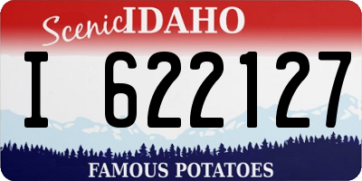 ID license plate I622127