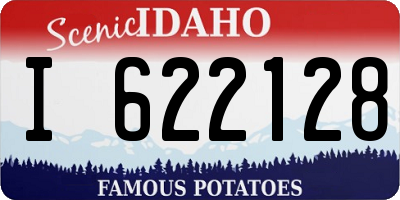 ID license plate I622128