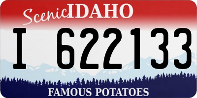 ID license plate I622133