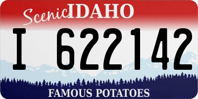 ID license plate I622142