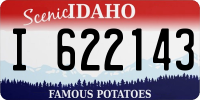 ID license plate I622143