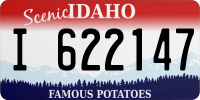 ID license plate I622147