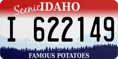 ID license plate I622149