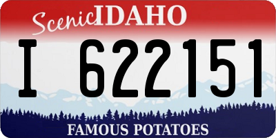 ID license plate I622151