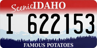 ID license plate I622153