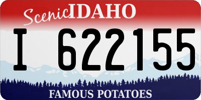 ID license plate I622155