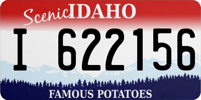 ID license plate I622156