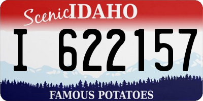ID license plate I622157