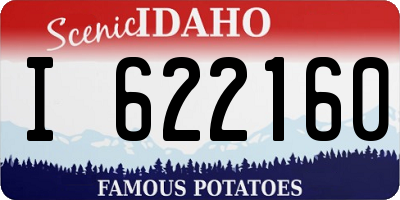 ID license plate I622160