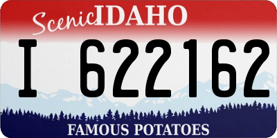 ID license plate I622162
