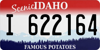 ID license plate I622164