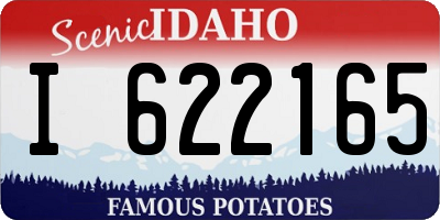 ID license plate I622165
