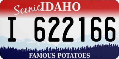 ID license plate I622166