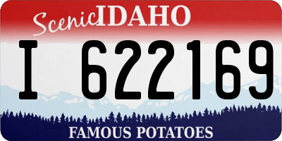 ID license plate I622169