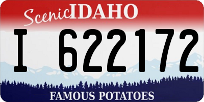 ID license plate I622172