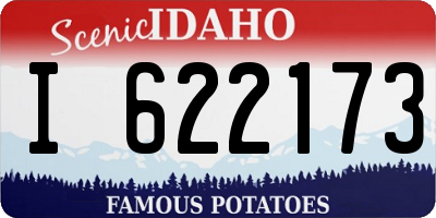 ID license plate I622173
