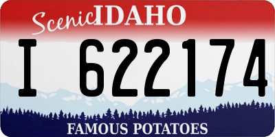 ID license plate I622174