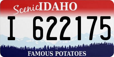 ID license plate I622175