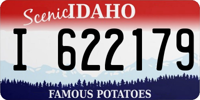 ID license plate I622179