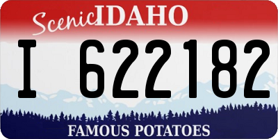 ID license plate I622182