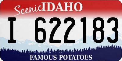 ID license plate I622183