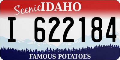 ID license plate I622184