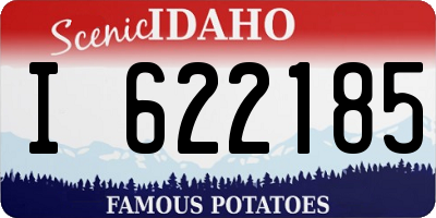 ID license plate I622185
