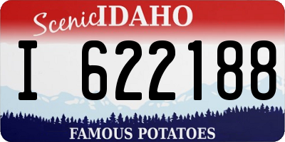 ID license plate I622188