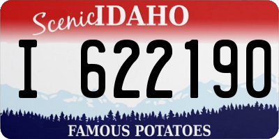 ID license plate I622190