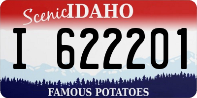 ID license plate I622201