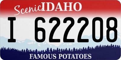 ID license plate I622208