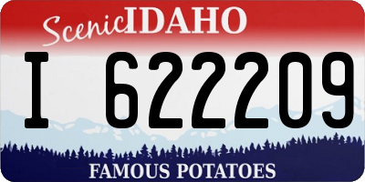 ID license plate I622209