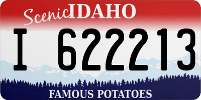 ID license plate I622213