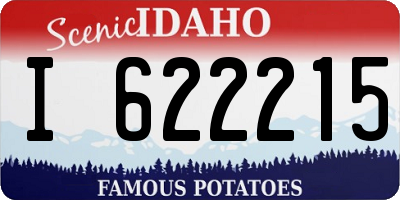 ID license plate I622215